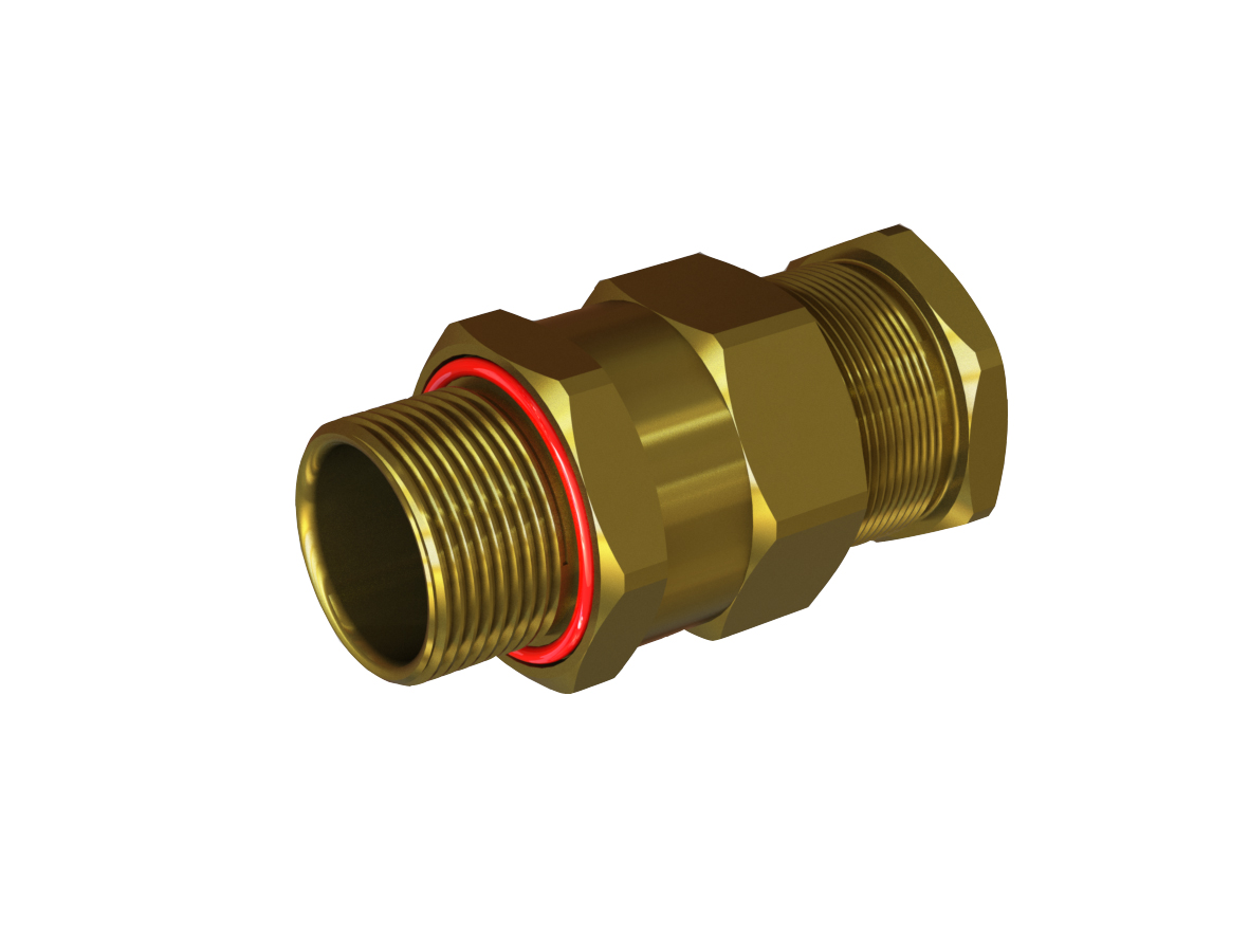 Cable Gland Exd/e: D620 M25/D1/15mm (D15,0-20,0mm) Brass