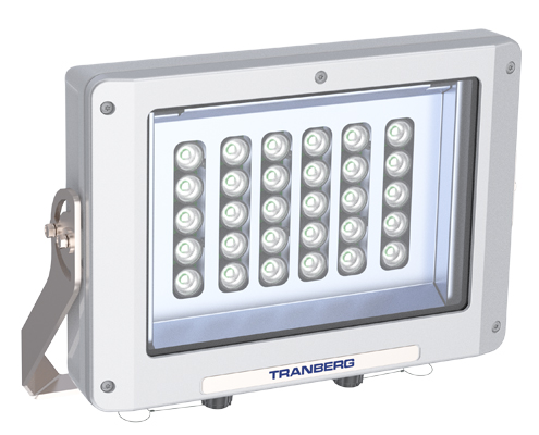 TEF 2580 Floodlight LED: 300W 100-240V 30 000lm Wide beam DALI, Aluminium, Glass