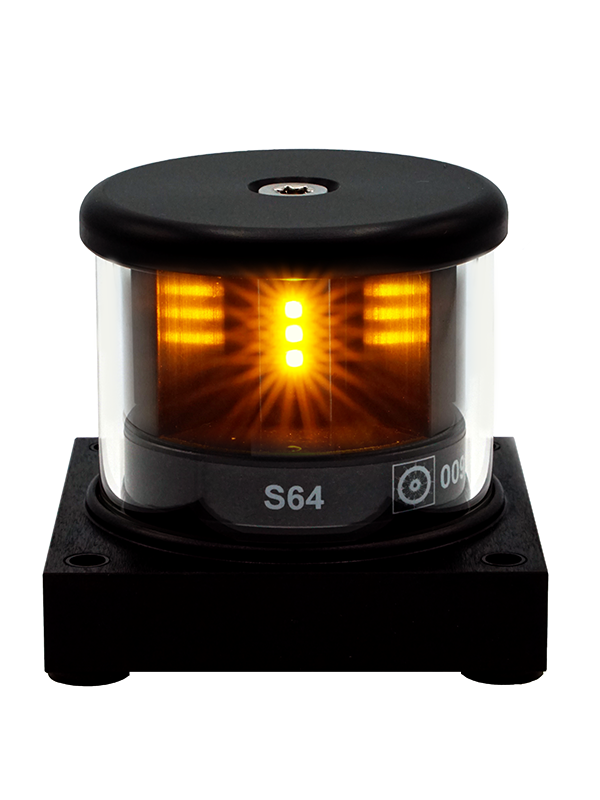 TEF 2890 Compact Nav. Light LED Simplex: Towing 135° Yellow photo