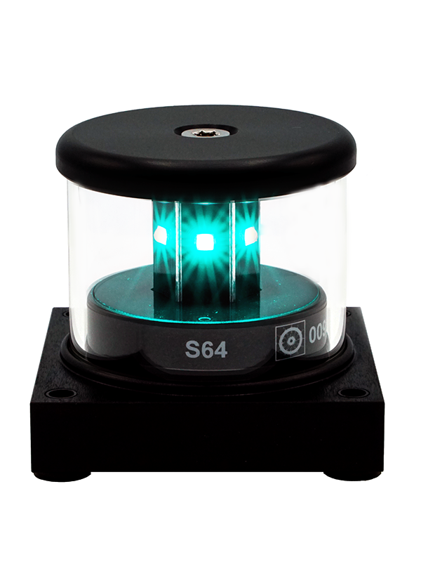 TEF 2890 Compact Nav. Light LED Simplex: Half-round 180° Green photo