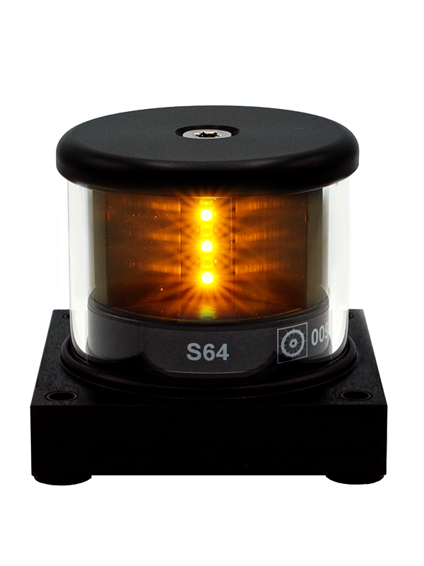 TEF 2890 Compact Nav. Light LED Duplex: Towing 135° Yellow photo