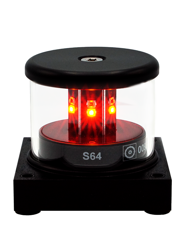 TEF 2890 Compact Nav. Light LED Duplex: Half-round 180° Red photo