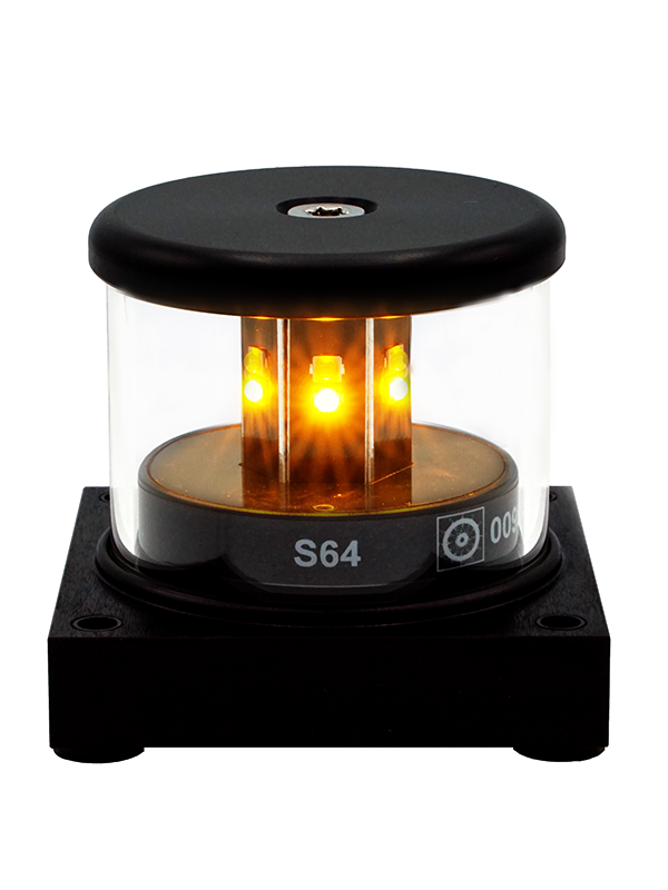 TEF 2890 Compact Nav. Light LED Duplex: All-round 360° Yellow photo