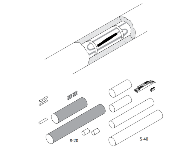 Raychem In-Line Splice Kit S-40 for XTV - KTV and VPL Heating Cables