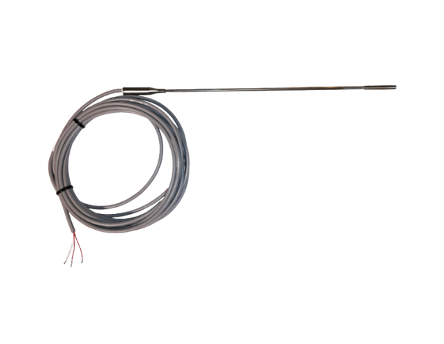 Tranberg Temperature sensor PT100 (Ø6x60 sensor L=300mm element) w/3 meter D8mm Silicone cable
