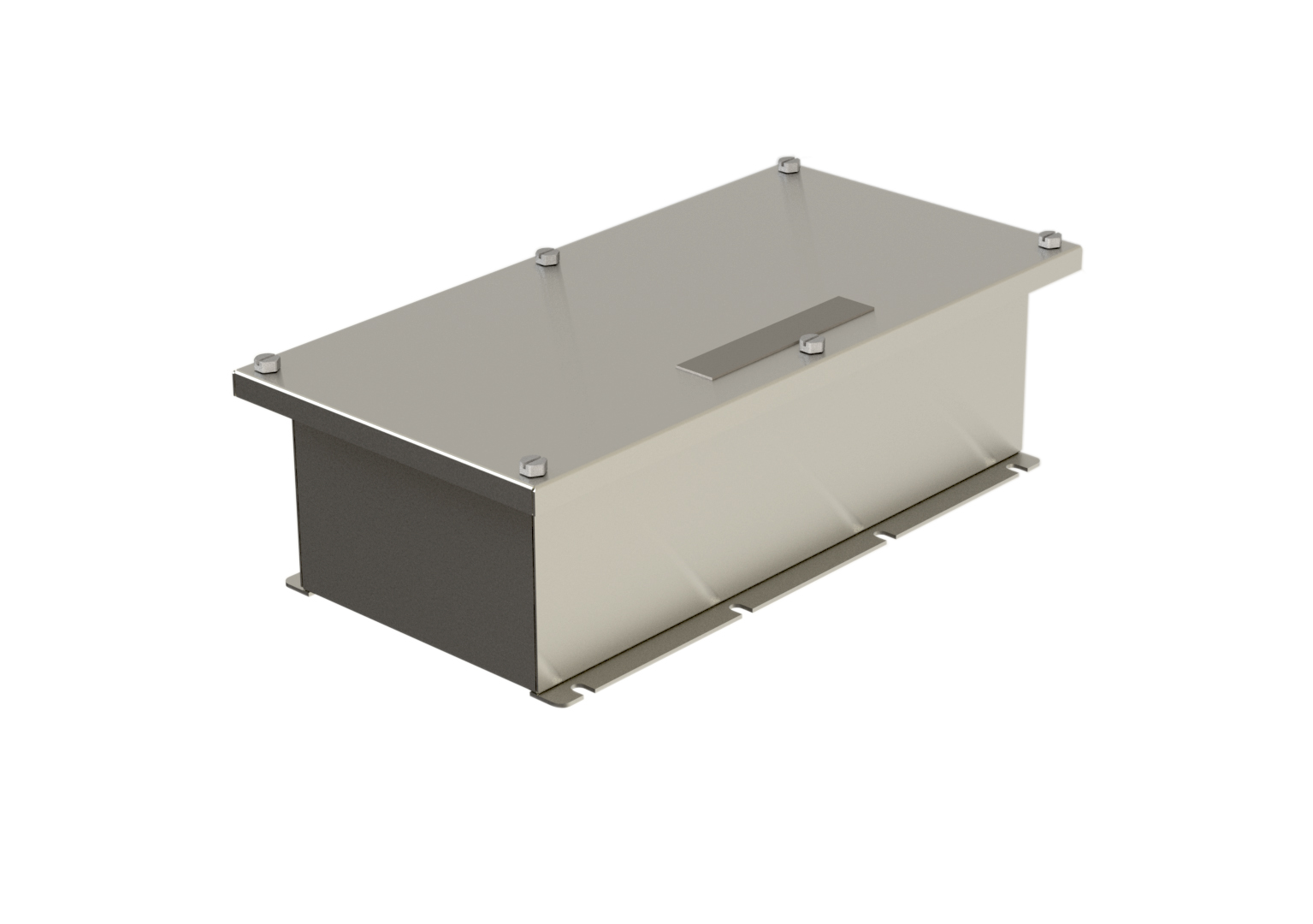 TEF 1058 Junction box Size 30 - Exe - IP66/67 - w/Terminal rail & PE - ARCTIC- El.polished - AISI31 photo
