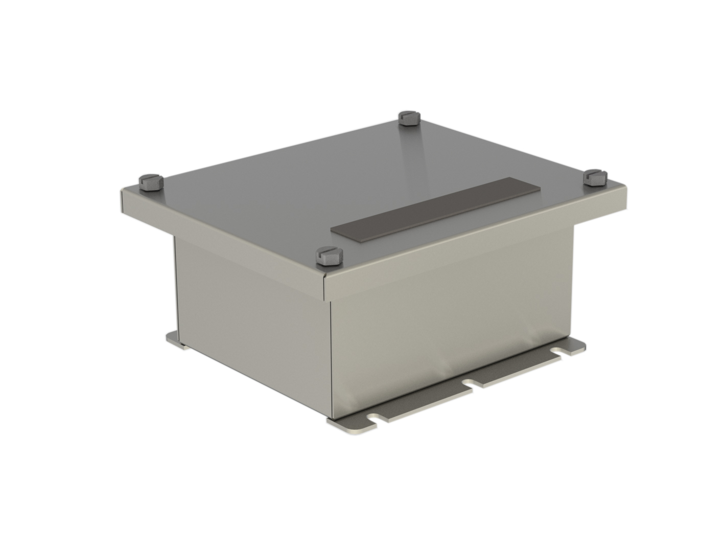 TEF 1058 Junction box Size 15 - Exe - IP66/67 - w/Terminal rail & PE - ARCTIC- El.polished - AISI31 photo
