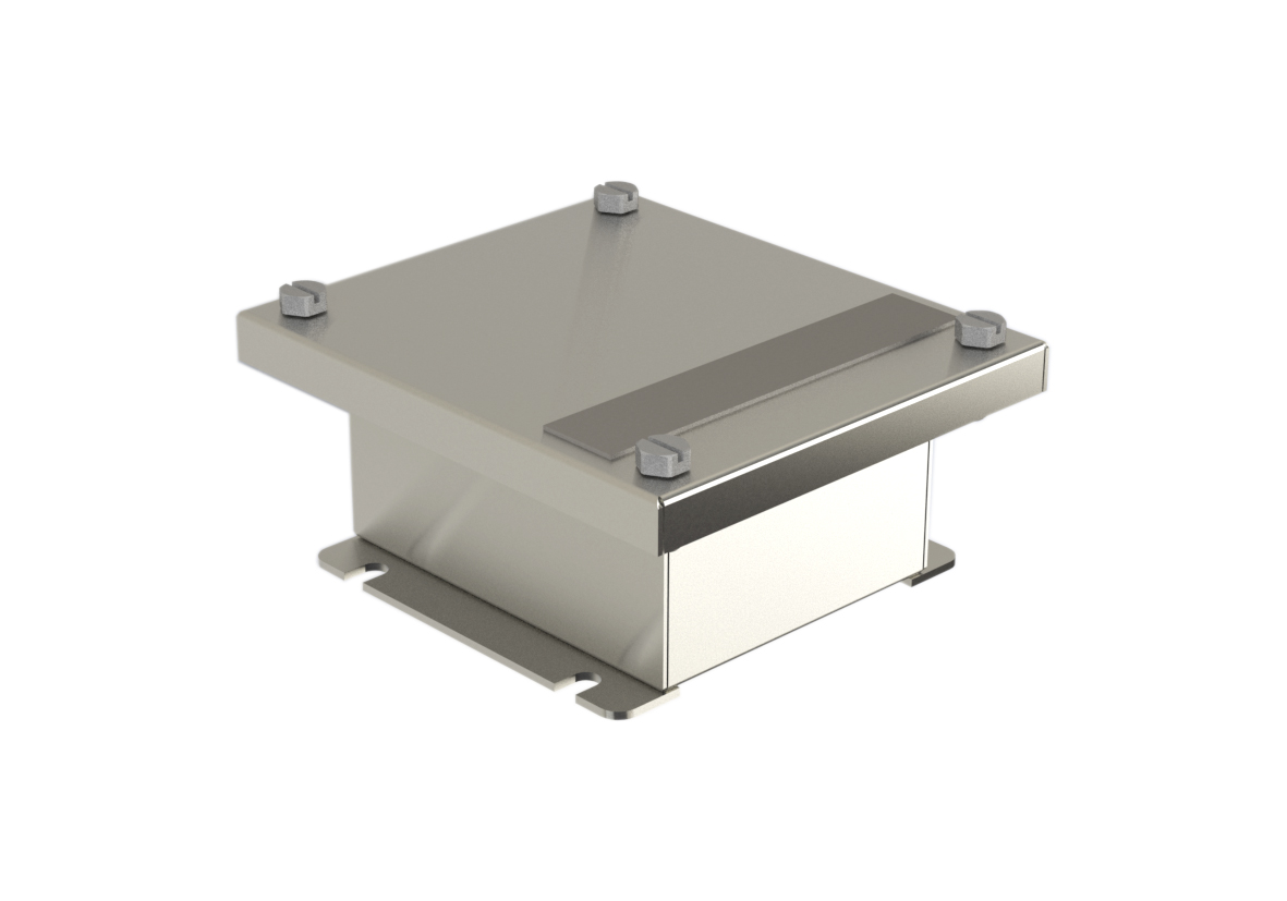 TEF 1058 Junction box Size 05 - Exe - IP66/67 - w/Terminal rail SS15 & PE - ARCTIC- El.polished - A