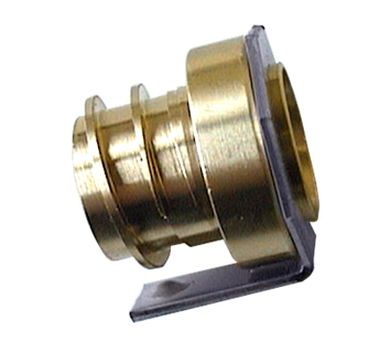 : Ending terminator for flexible hose - Pipe mounting Brass photo